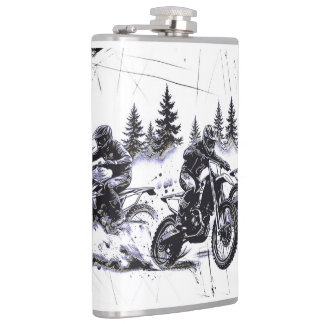 Cross Country Racers - Motocross Racing Flask