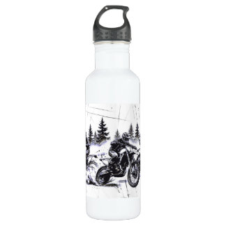 Cross Country Racers - Motocross Racing Stainless Steel Water Bottle