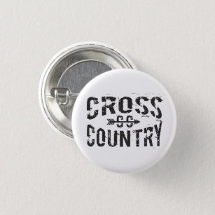 cross country runner Button