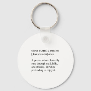 Cross Country Runner Definition, Xc Running  Keychain