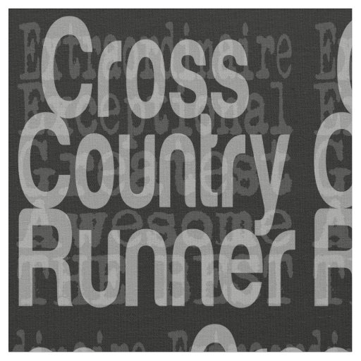 Cross Country Runner Extraordinaire Fabric