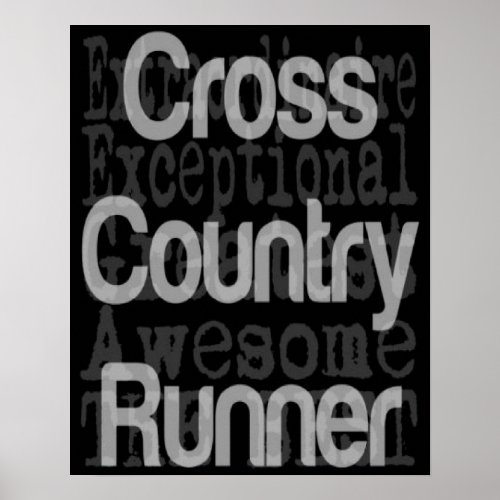 Cross Country Runner Extraordinaire Poster