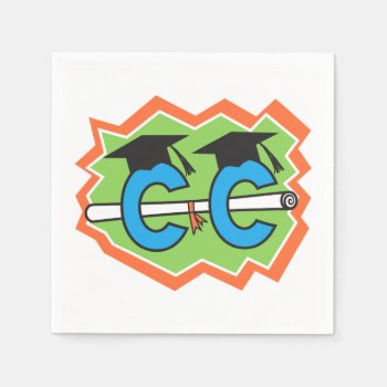 Cross Country Runner Graduate © Paper Napkins by BiskerVille at Zazzle
