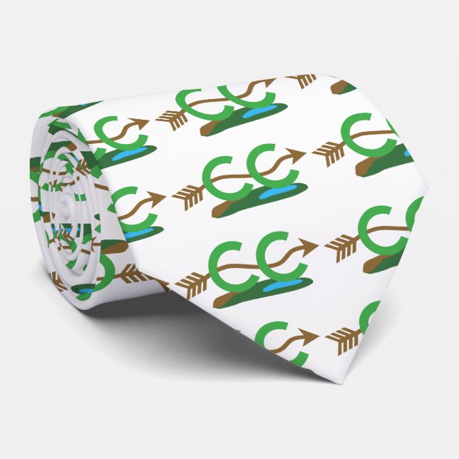 Cross Country Runner - Hilly Arrow Tie (Rolled)