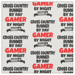 Cross Country Runner Loves Playing Video Games Fabric
