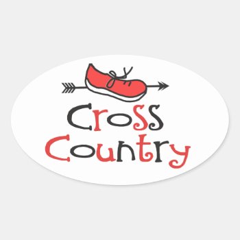 Cross Country Runner Shoe Stickers by BiskerVille at Zazzle