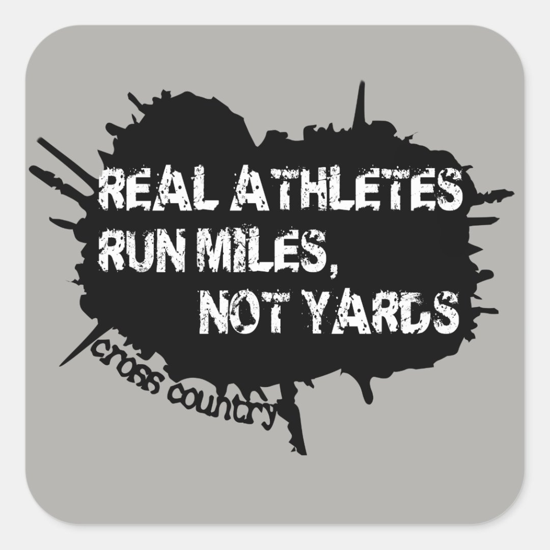 Cross Country Runner Stickers Zazzle