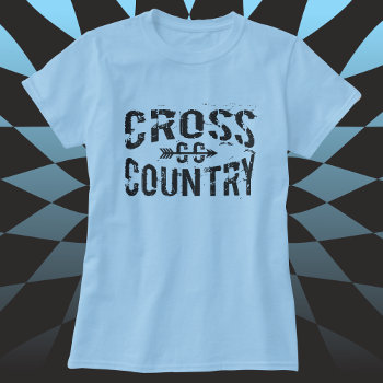Cross Country Runner T-shirt by BiskerVille at Zazzle