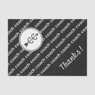 Cross Country Running Coach Tissue Paper