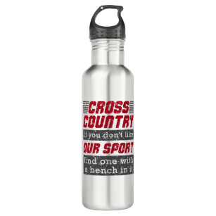 Cross Country Running Funny Like Our Sport Stainless Steel Water Bottle