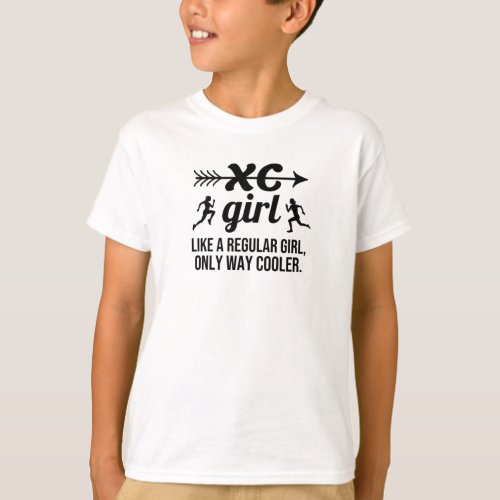 Cross Country Running Girl XC Cross Country Runner T_Shirt