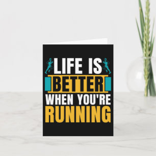 Cross Country Running Life Is Better When Athletic Card