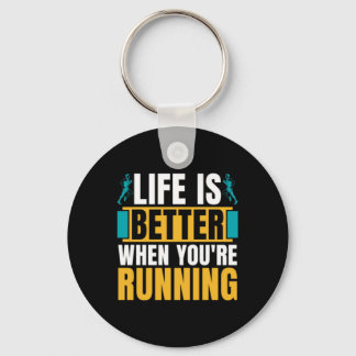 Cross Country Running Life Is Better When Athletic Keychain