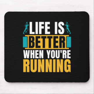 Cross Country Running Life Is Better When Athletic Mouse Pad