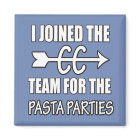 Cross Country Running Pasta Party Stickers Gift