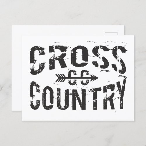 cross country running Postcard