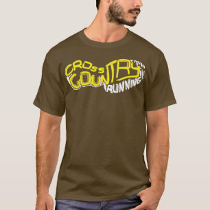 Cross Country Running Runner CC XC Shoe Imprint  T-Shirt