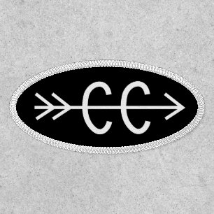 Cross Country Running Symbol Patch