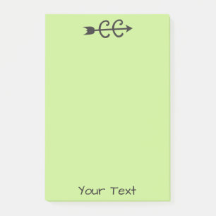 Cross Country Running Symbol Post-it Notes