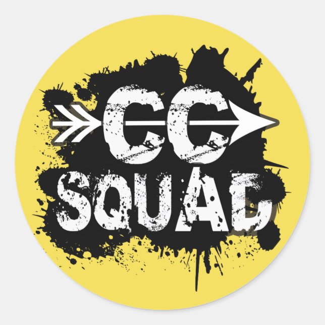 Cross Country Running Team Stickers (Front)