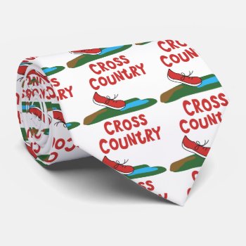 Cross Country Running Ties - Runner Shoe by BiskerVille at Zazzle