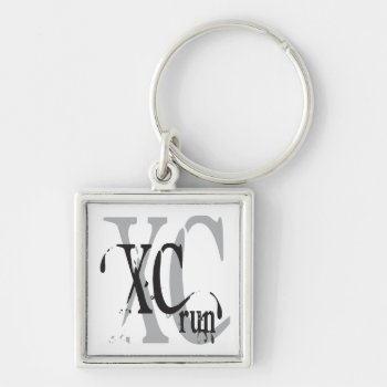 Cross Country Running Xc Keychain by BiskerVille at Zazzle