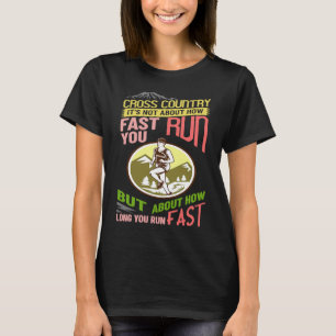 Cross Country Running XC Run Race Coach T-Shirt
