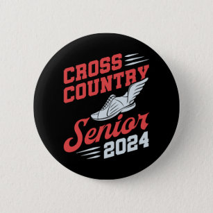 Cross Country Senior 2024 Graduating Class Button