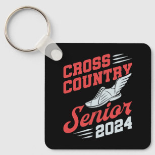 Cross Country Senior 2024 Graduating Class  Keychain