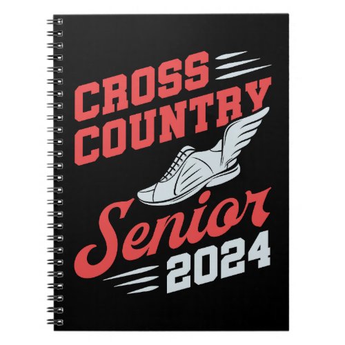 Cross Country Senior 2024 Graduating Class  Notebook