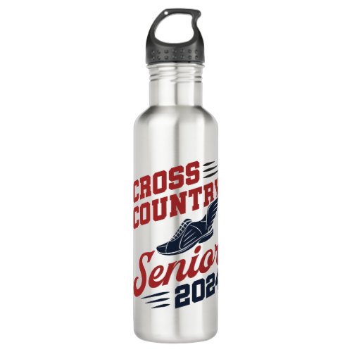 Cross Country Senior 2024 Stainless Steel Water Bottle