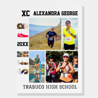 Cross Country Senior Night School Graduation XC Foam Board