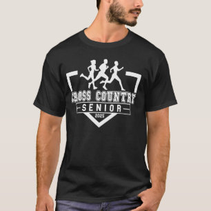 Cross Country Senior Night Senior 2025 Graduation T-Shirt