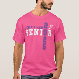 Cross Country Senior Night Senior 2025 Graduation T-Shirt