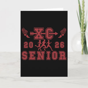 Cross Country Senior Night Xc Senior 2026 Graduati Card
