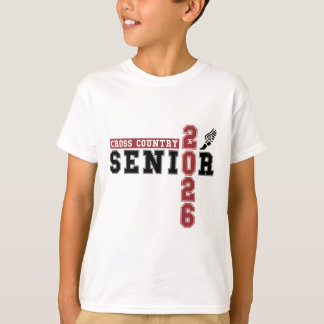 Cross Country Senior Night Xc Senior 2026 Graduati T-Shirt