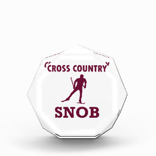 Cross Country Ski Snob Acrylic Award