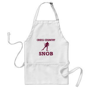 Cross Country Ski Snob Adult Apron