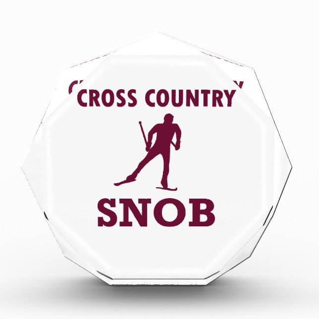 Cross Country Ski Snob Award (Front)