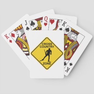 Cross Country Ski Zone Poker Cards