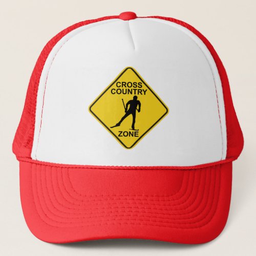 Cross Country Ski Zone Trucker Hat