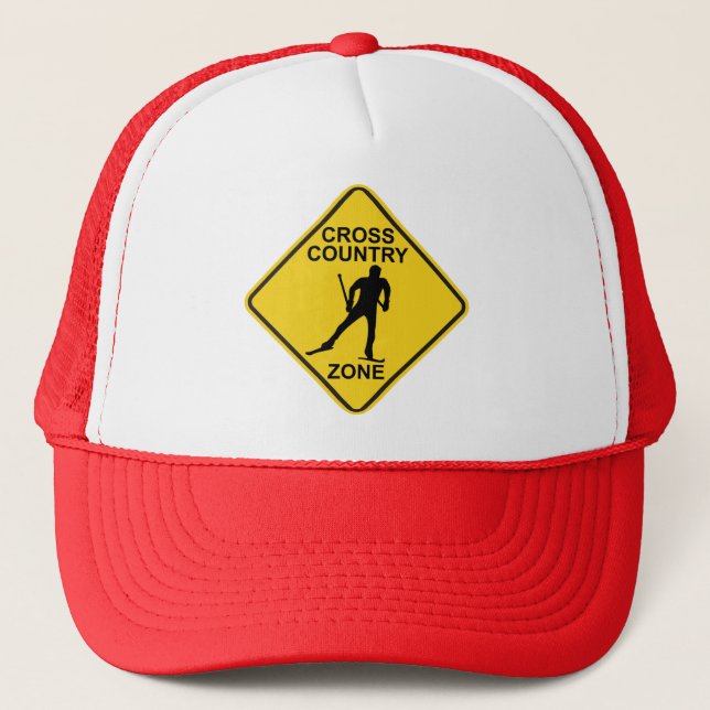 Cross Country Ski Zone Trucker Hat (Front)