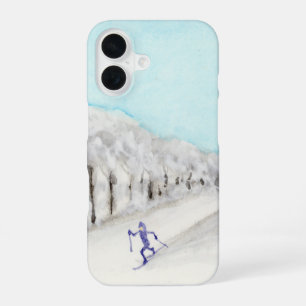 Cross Country Skier iPhone 16 Case