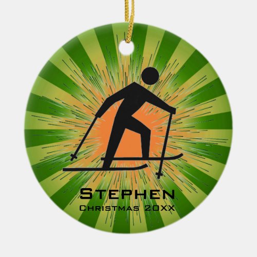 Cross_Country Skier Ornament