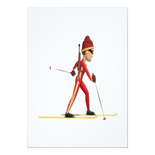 Cross Country Skiier Card