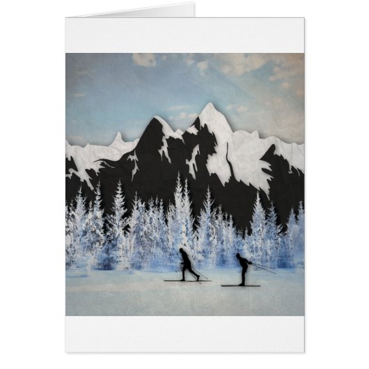 Cross Country Skiing Cards (Front)