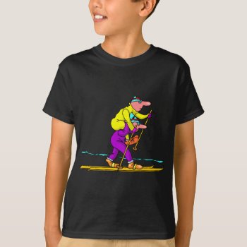 Cross Country Skiing T-shirt by Shirttales at Zazzle