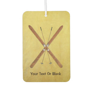 Cross-Country Skis And Poles Air Freshener