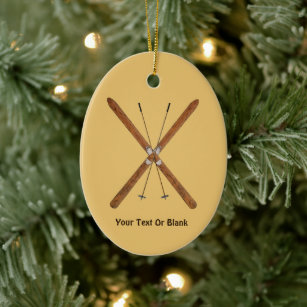 Cross Country Skiing Christmas Ornaments Zazzle 100 Satisfaction Guaranteed