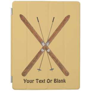 Cross-Country Skis And Poles iPad Smart Cover